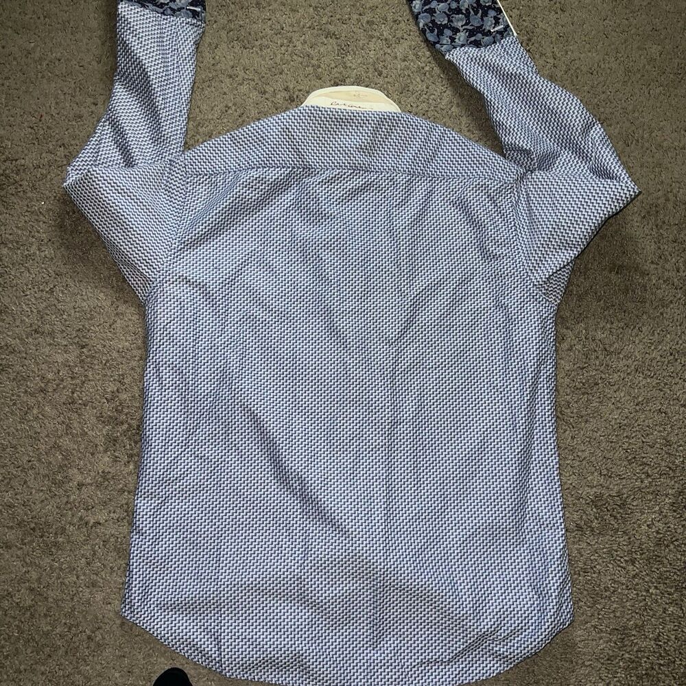 Robert Graham Ls Flip Cuff Button Front Zig/Zag S… - image 8